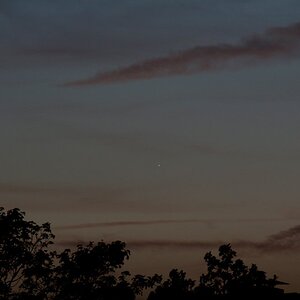 Abendhimmel mit Merkur 4. Juli 2025