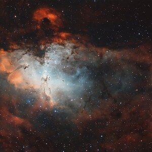 M16 der Adlernebel mit Säulen der Schöpfung
