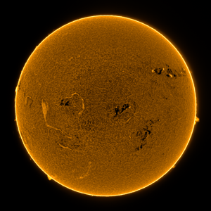 Sonne H-alpha 19.07.2025