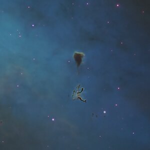 Bok Globulen bei M16, dem Adler-Nebel