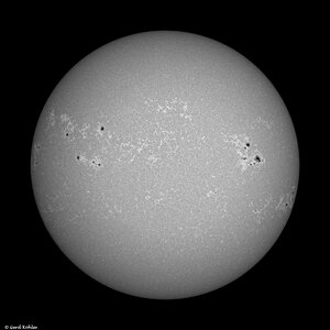Die Sonne in der Kalzium-Linie.