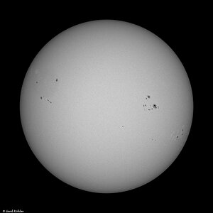 Die Sonne vom 8. August 2025.