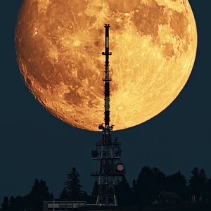 Mond am Spiess