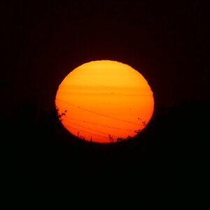 Der Sonnenuntergang vom 10. August 2025.
