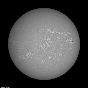 Die Sonne in der Kalzium-Linie.