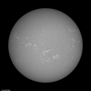 Die Sonne in der Kalzium-Linie.