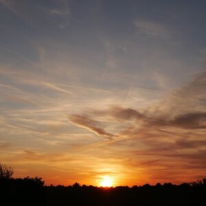 Der Sonnenuntergang vom 17. August 2025.