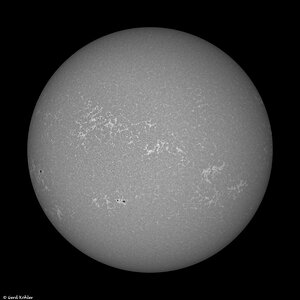Die Sonne in der Kalzium-Linie.