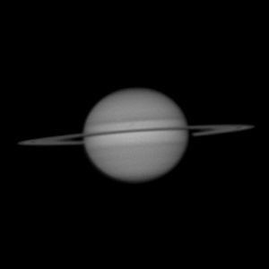 Animation Saturn mit Dione und Dioneschatten - 25.08.2025
