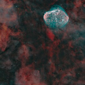 Crescent and the bubble