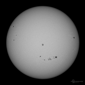 Sonne im Weißlicht