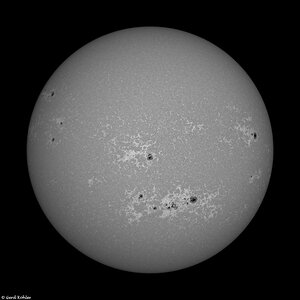 Die Sonne in der Kalzium-Linie.