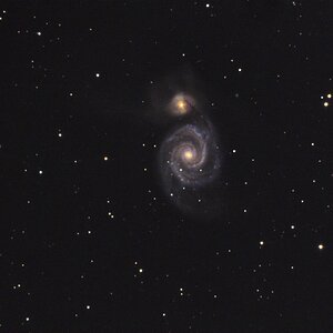 M51 Whirlpool Galaxie
