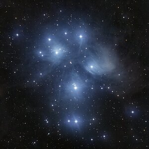 M45 mit 2h Belichtung