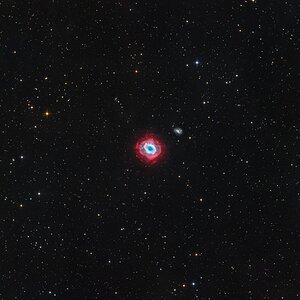M57 mit erweitertem Halo