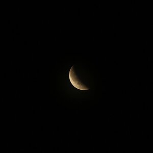 Austritt aus dem Kernschatten