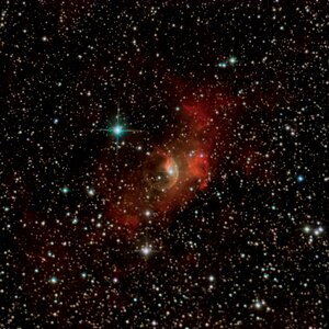 NGC 7635 Blasennebel - alte Aufnahme - neu bearbeitet