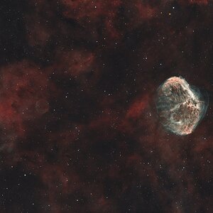 NGC 6888 und der Seifenblasen Nebel