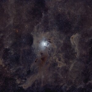 NGC 7023 - Irisnebel und Sh2-136 - Geisternebel