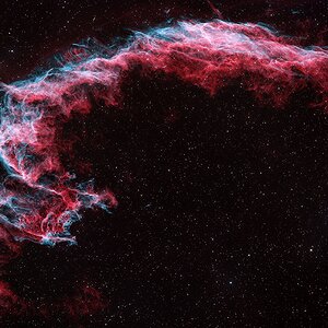 NGC 6992, Eastern Veil Nebula, Network Nebula