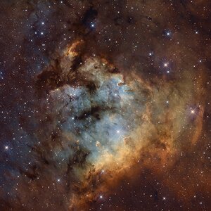 NGC7822 in SHO