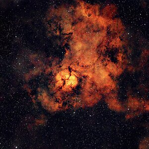 SH2-124 Firstlight mit meinem Askar103 bei F4,0 und 420mm