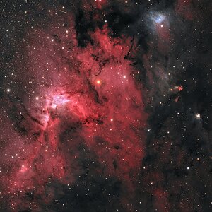 SH2-155, Firstlight bei Trevinca Skies