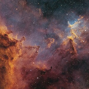 Das Zentrum von IC 1805 (Herznebel)