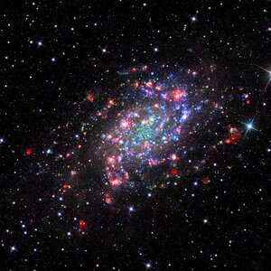NGC 2403 in [OIII], H-alpha und [SII]