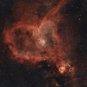IC 1805 - Herznebel und IC 1795 - Fischkopfnebel