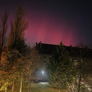 Polarlichter über Berlin