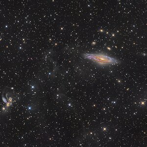 NGC 7331 mit Stephan's Qunitet