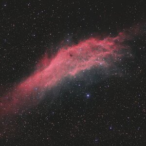 NGC1499 mit 55mm M42 Objektiv