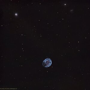 Totenkopfnebel Skull-Nebula NGC246 & NGC255
