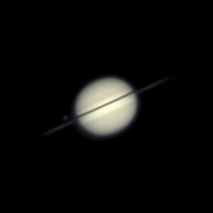 Saturn und Titan am 22.11.25