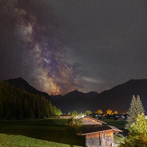 Milchstraße trifft Oberstdorf