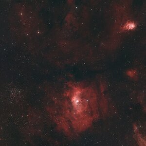 Blasennebel und Umgebung
