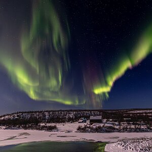 Nordlicht in Nordnorwegen