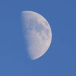 Mond am Tag