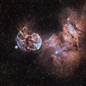 IC 443 + OIII