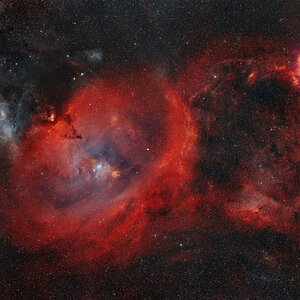 Cone_Nebula_HOO_SII_dynamiccolor_RGBstars