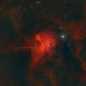 IC417HOO mit SII in  Gold