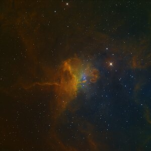 IC417 in Hubble Palette