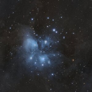 Neubearbeitung  M45 die Plejaden
