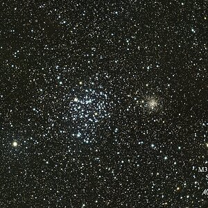 M35 / NGC 2158 Sternhaufen