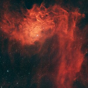 IC405 - Flammender Stern-Nebel