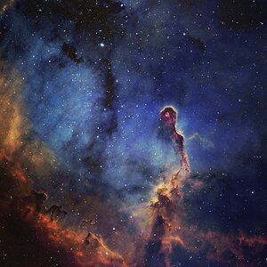 IC1396 aus Datenmüll extrahiert