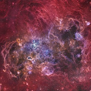 NGC 2070 in SHO (Tarantula)