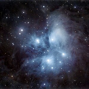 M45 Plejaden in Eiseskälte