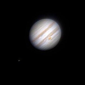 Jupiter mit Io und dem GRF